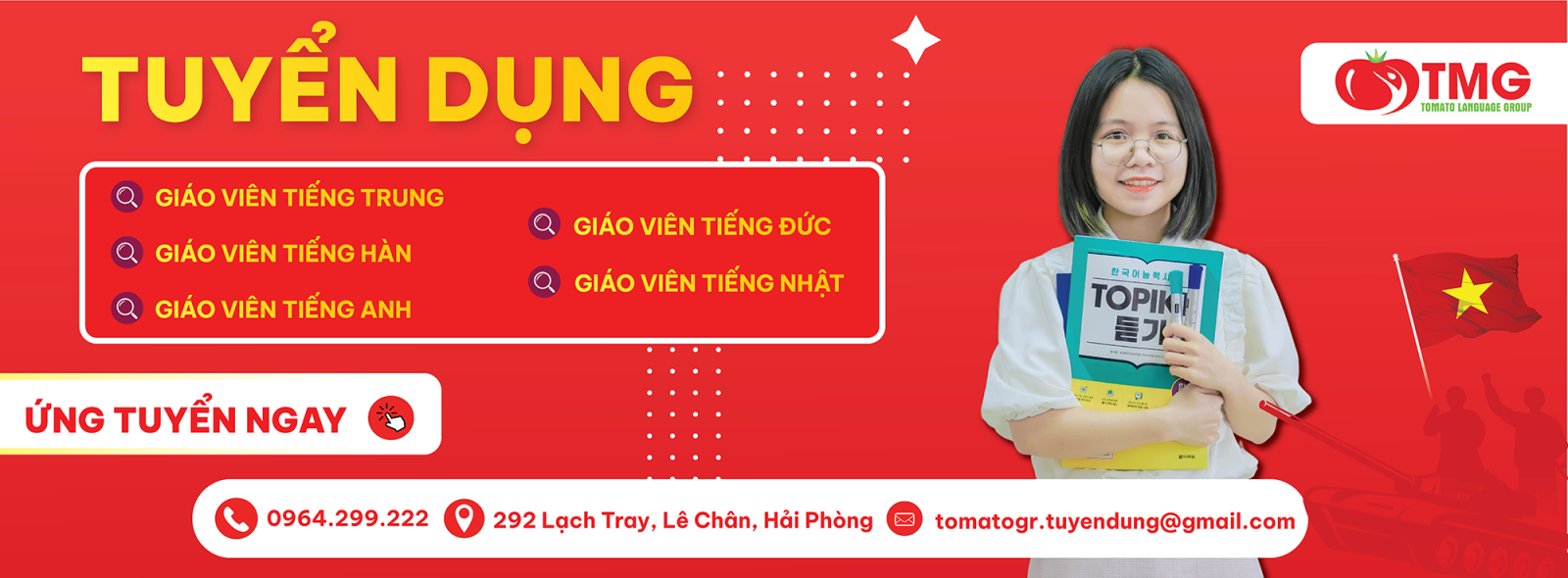 TUYỂN DỤNG CÁC VỊ TRÍ  GIÁO VIÊN MỚI NHẤT