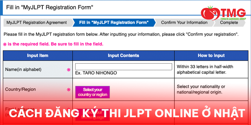 CÁCH ĐĂNG KÝ THI JLPT ONLINE MỚI NHẤT 2025