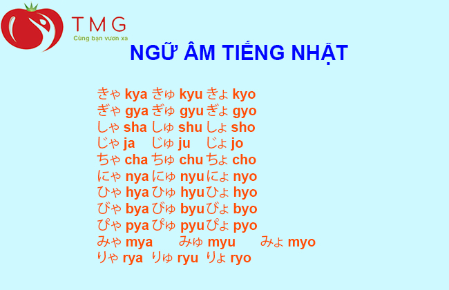 Những ngữ âm cơ bản trong tiếng Nhật