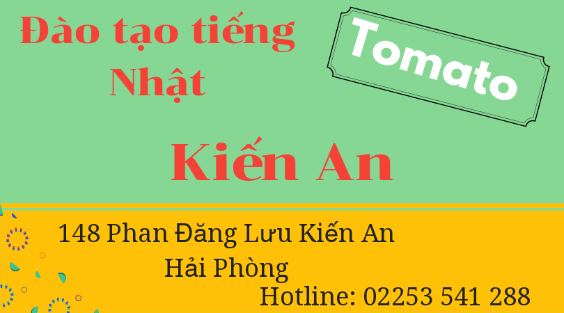  Học tiếng Nhật Kiến An Hải Phỏng