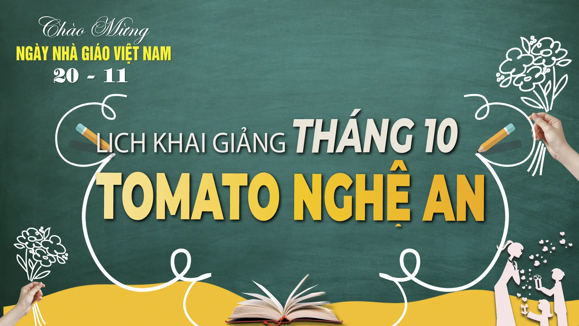 LỊCH KHAI GIẢNG THÁNG 11/2025 CỦA TOMATO CƠ SỞ NGHỆ AN