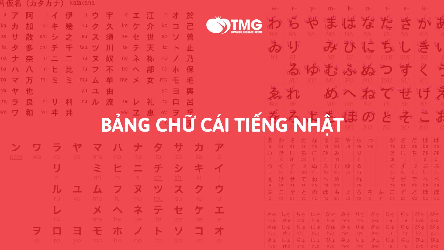 Học bảng chữ cái tiếng Nhật dễ nhớ