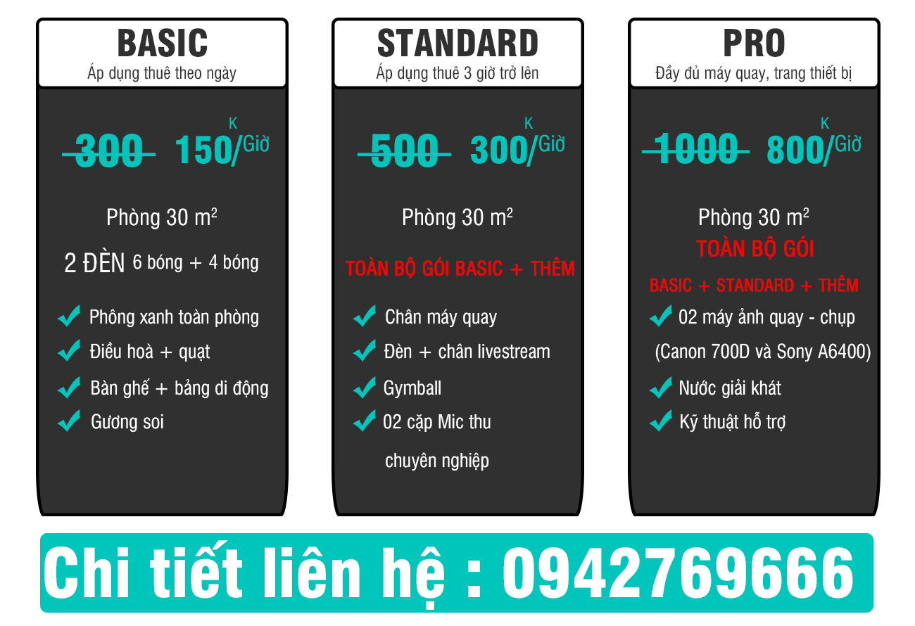 Cho thuê studio quay phim tại Hải Phòng