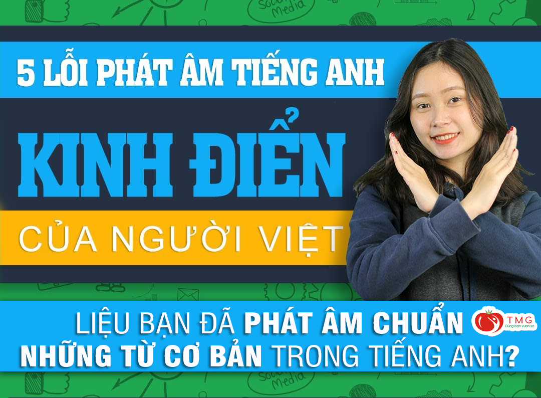 Liệu bạn đã phát âm chuẩn những từ cơ bản trong tiếng Anh?