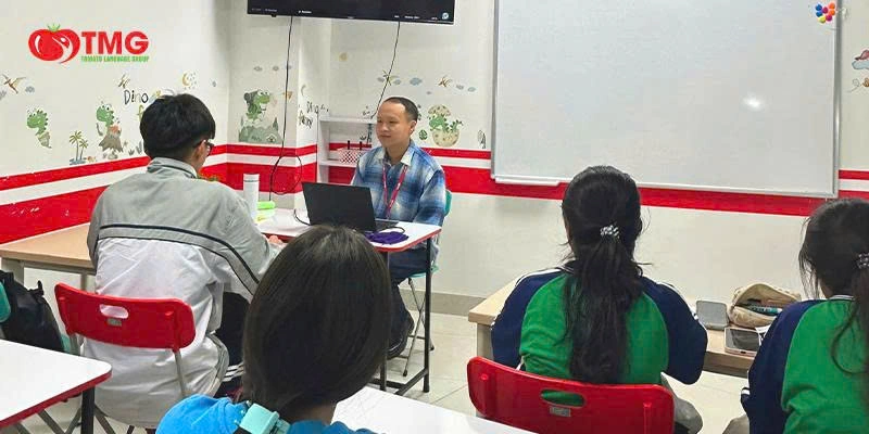 Hình ảnh lớp học Ielts tại Tomato Hải Phòng