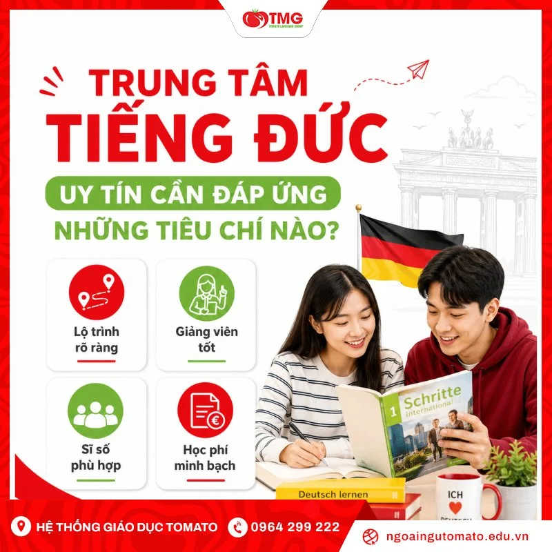 Trung tâm tiếng Đức uy tín cần đáp ứng những tiêu chí nào?