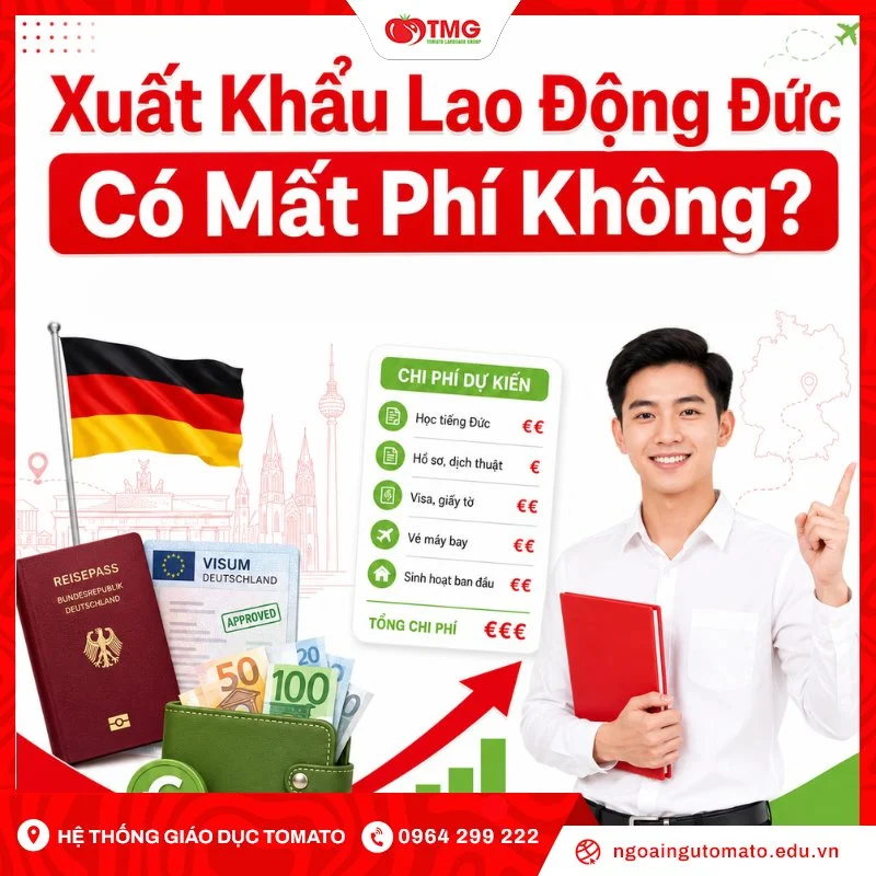 Xuất khẩu lao động Đức có mất phí không?