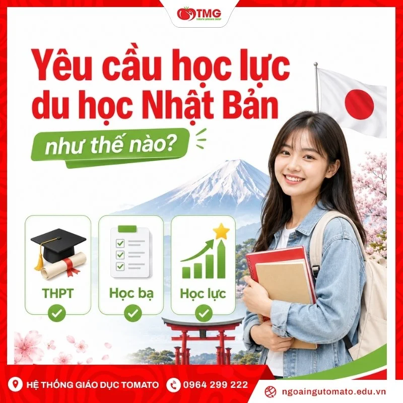 Yêu cầu học lực du học Nhật Bản như thế nào?