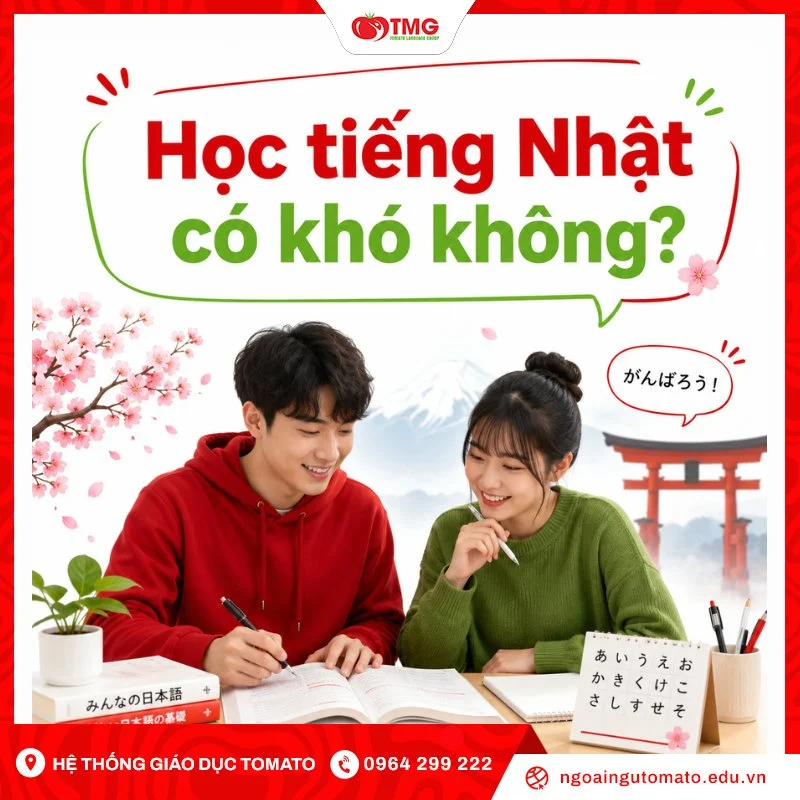 Học tiếng Nhật có khó không?
