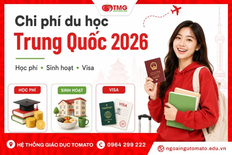 Chi phí du học Trung Quốc 2026: Học phí, sinh hoạt và visa