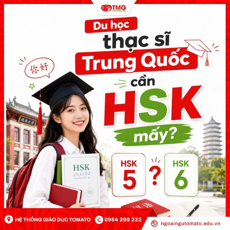Du học thạc sĩ Trung Quốc cần HSK mấy?