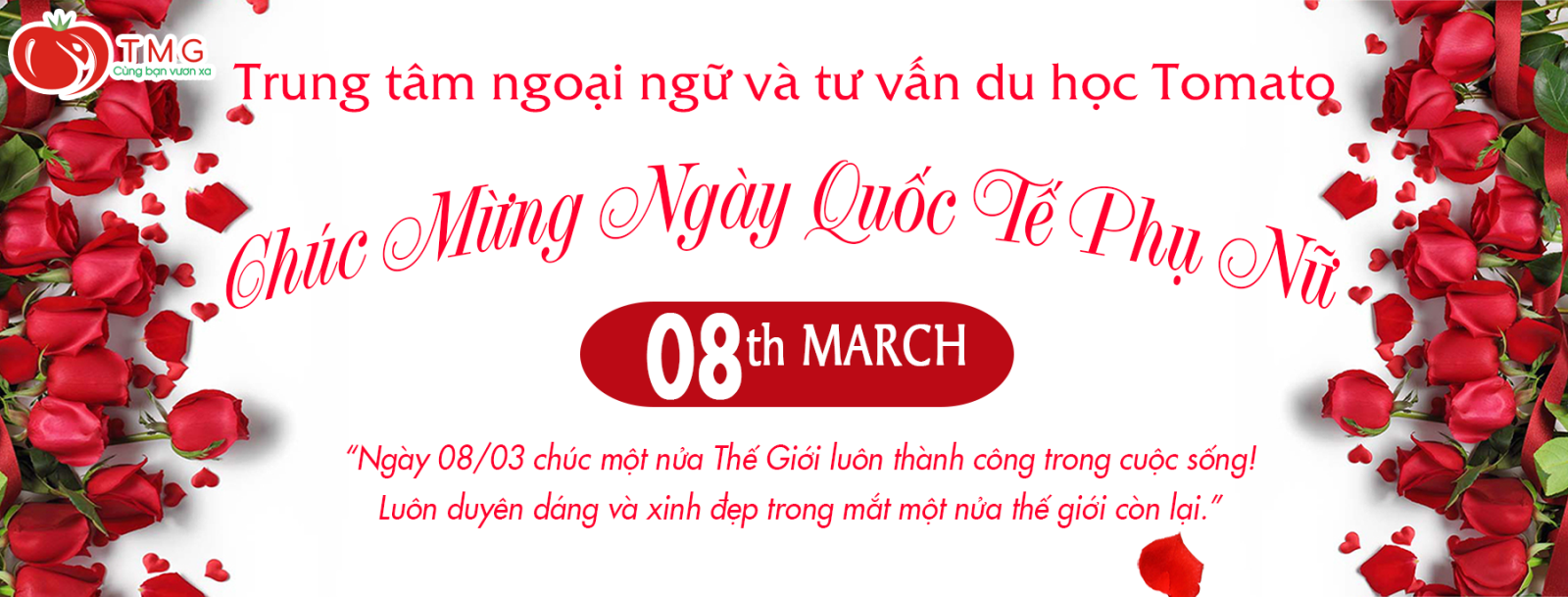 Những lời chúc ngày 8/3 bằng tiếng Anh dành tặng cô giáo