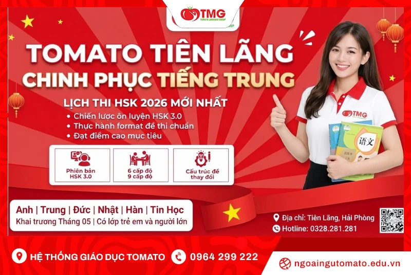 Khai Trương Trung Tâm Ngoại Ngữ Tomato Tiên Lãng
