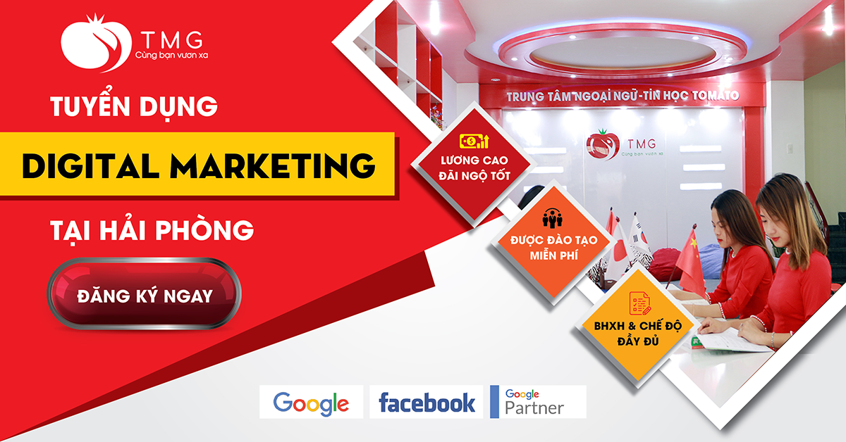 Tuyển dụng nhân viên Digital Marketing tại Hải Phòng